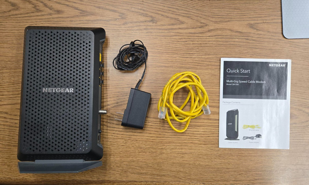 NETGEAR Nighthawk CM1200-100NAS DOCSIS 3.1 Cable Modem