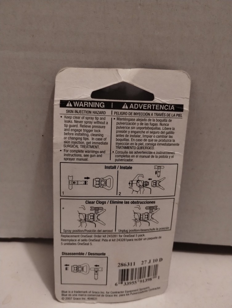 Graco 286311 RAC 5 Switch Tip Reversible Airless Spray Tip 311