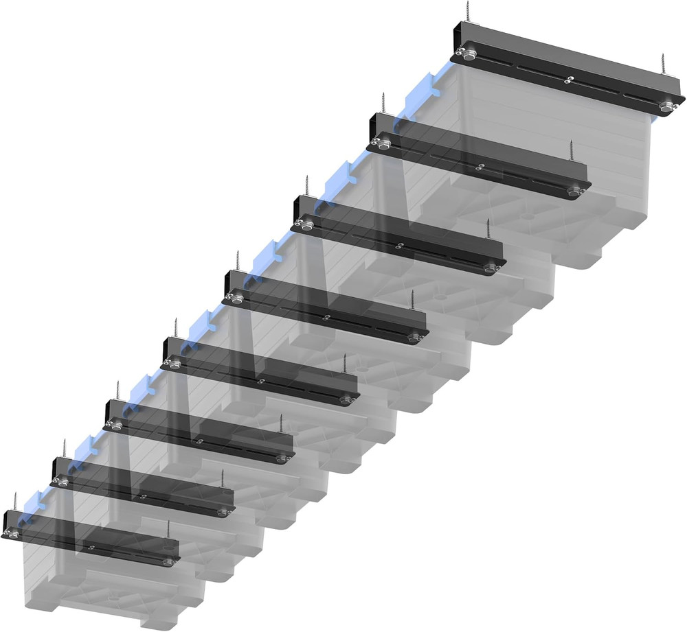 Ceiling Storage Rack, Heavy Duty Overhead Storage Rack for Garage, Adjustable Ce