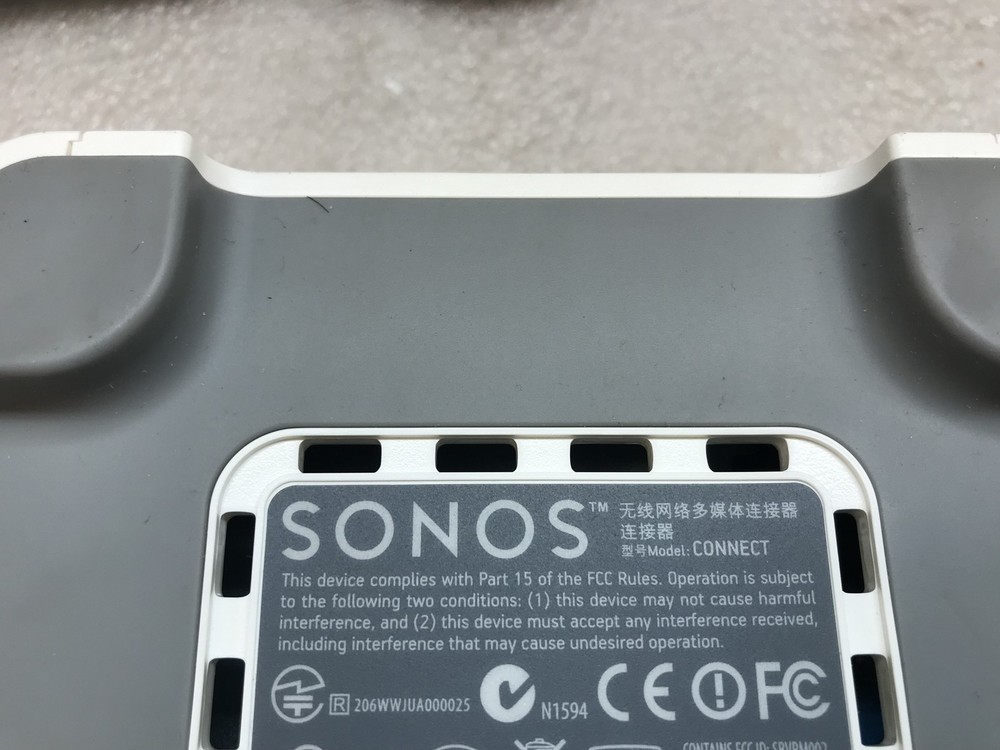 Sonos Connect Gen 1 Streaming Music Player Tested & Functional +Connect Only+
