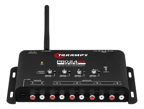 Taramps Pro 2.4 BT Digital Audio Processor Android iOS BT BLE 5.4 Wireless Wi-Fi