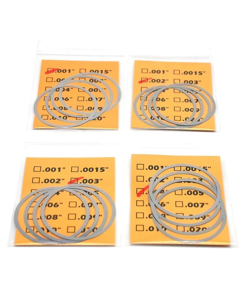 Barrel Nut Shim Kit for .308 (16 Pack) MFR#10BN Silver
