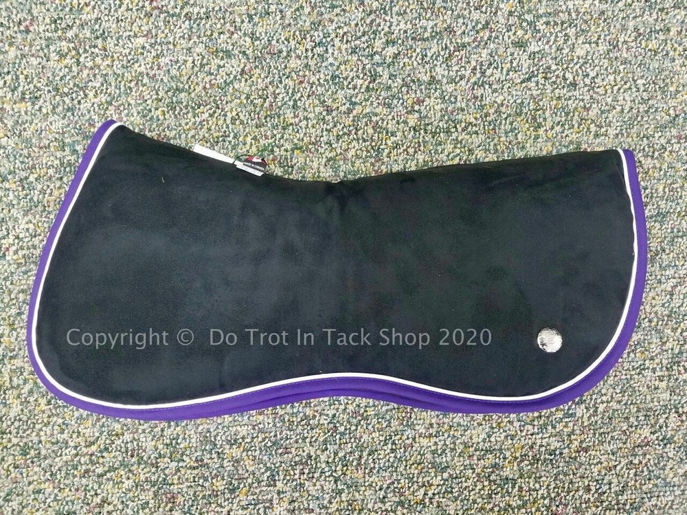 Ogilvy Jump Memory Foam Half Pad - Black/White/Purple
