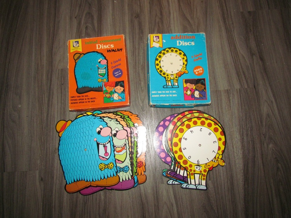 HOME SCHOOL TOOLS FUN LEARNING 1977 TREND ENTERPRISES PHONICS ELEMENTARY LOT