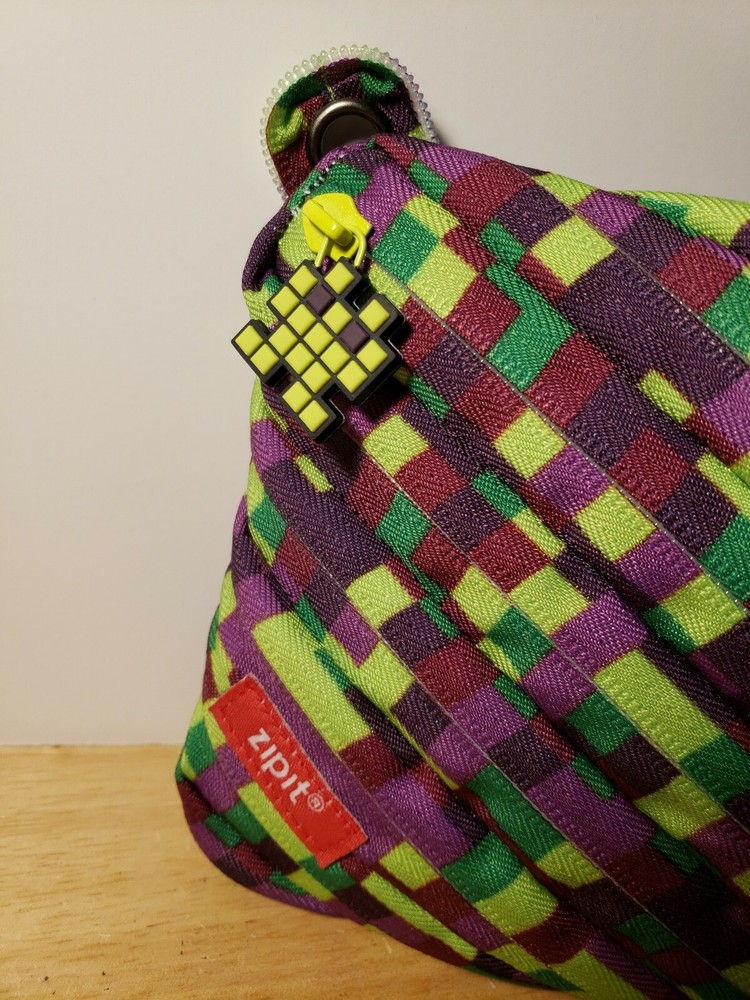 Zipit Pixel 3 Ring Pouch Multicolor Brand New