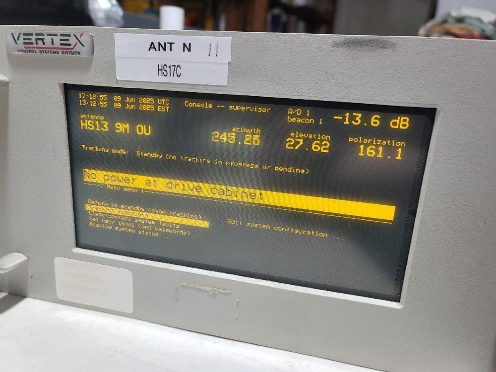 Vertex Model 7200 Antenna Control / Controller Unit P/N:800236-01J