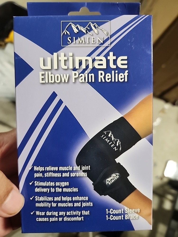 Simien Elbow Support 1 Sleeve, 1 Brace.