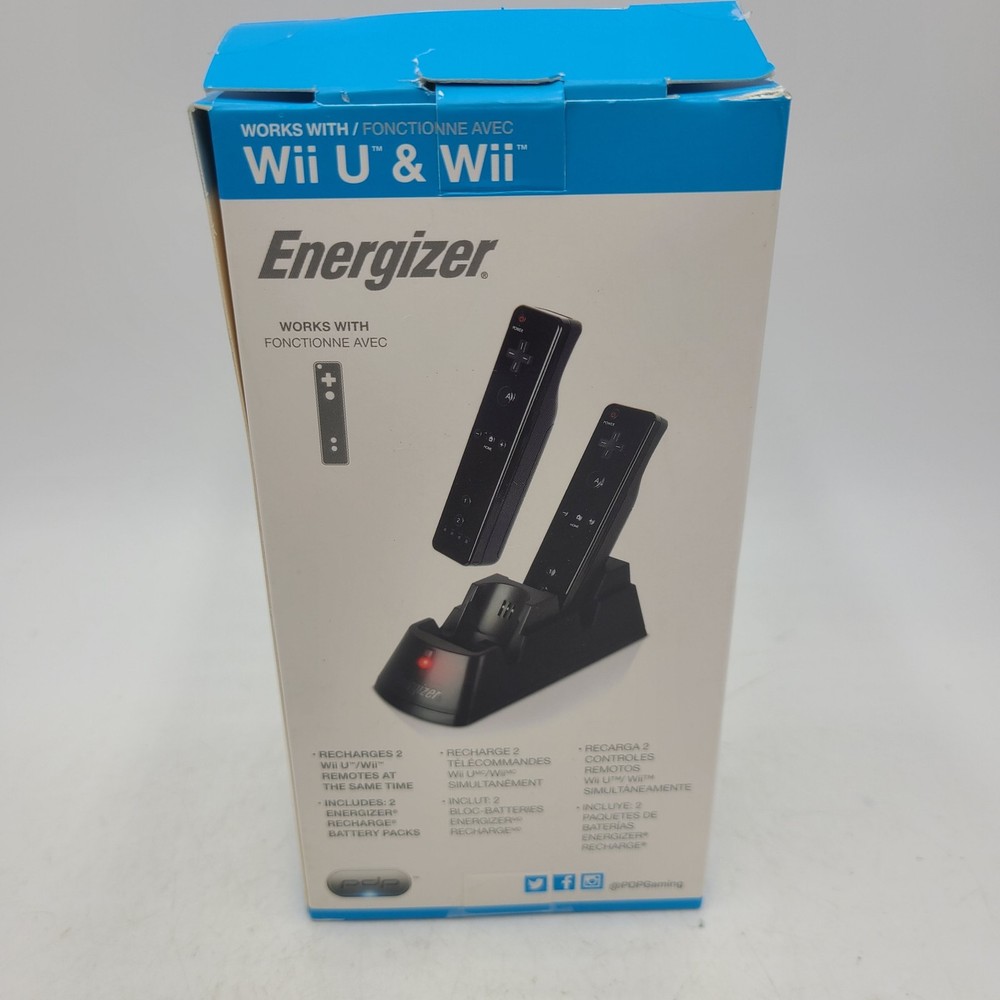 Energizer Nintendo Wii Controller Charging Station 76-207 complete in box