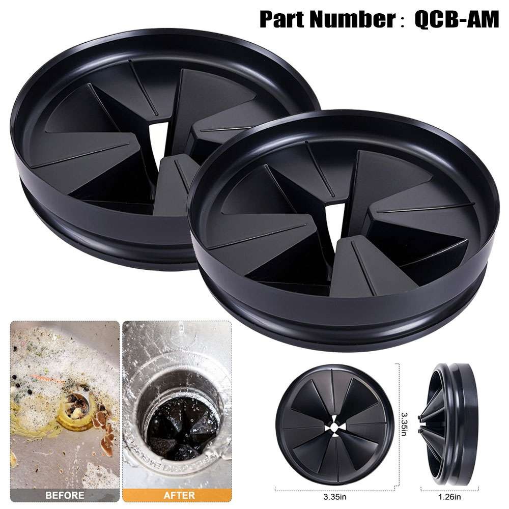 2 Pcs Replacement Sink Splash Guard Baffle For InSinkErator, Part Number QCB-AM