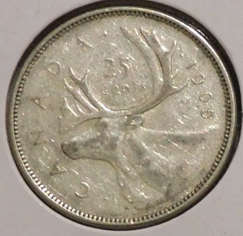 Canada Silver Quarter - 1965 [10]
