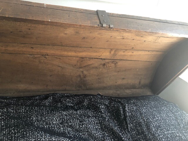 Rare Antique Doomed Wedding Trunk 1755