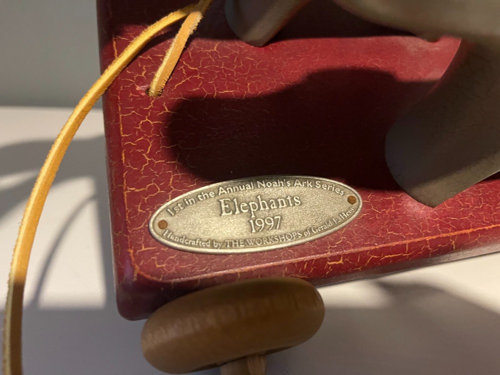 Henn Workshops Elephants Pull Toy 1997