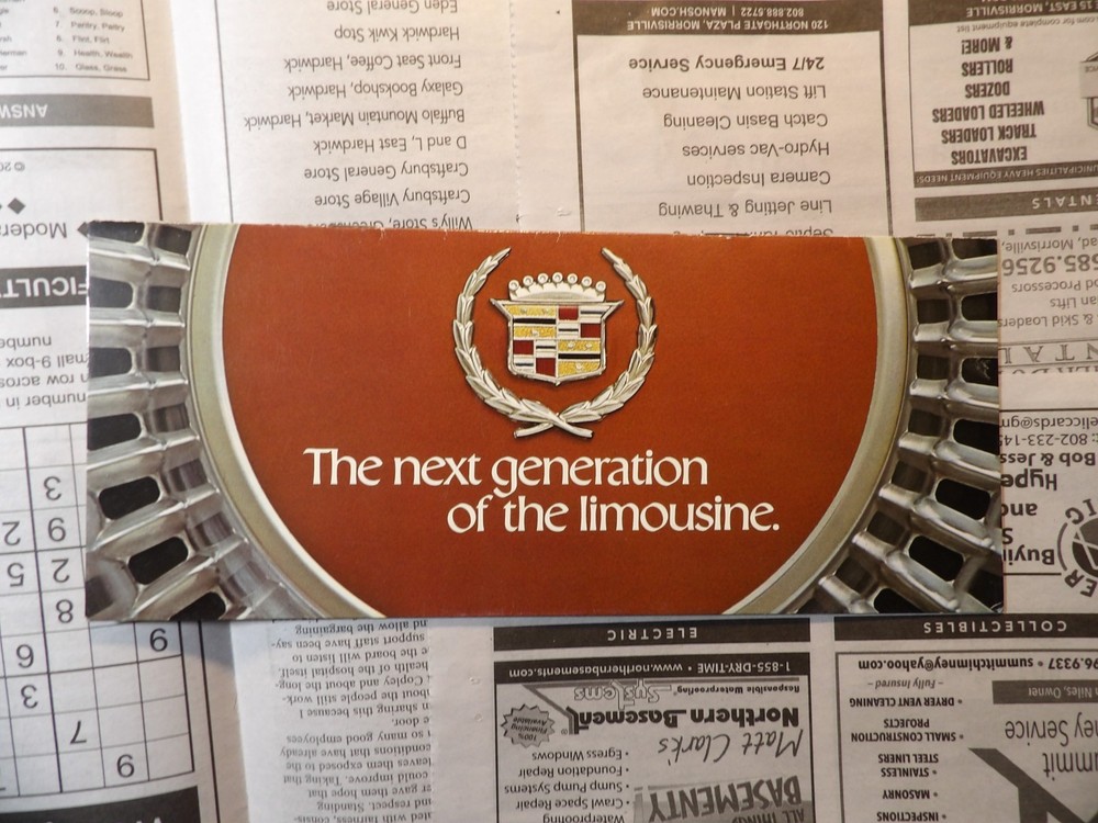Cadillac Limousine - Brochure
