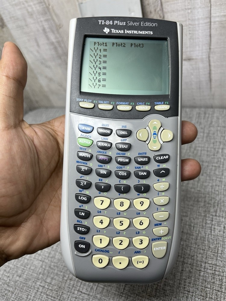 Texas Instruments TI-84 Plus Graphing Calculator - Silver Edition