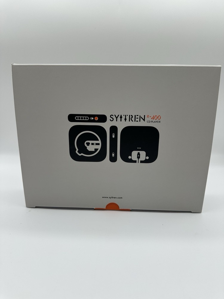 SYITREN R400 Portable CD Player Rechargeable Bluetooth Open Box NEW