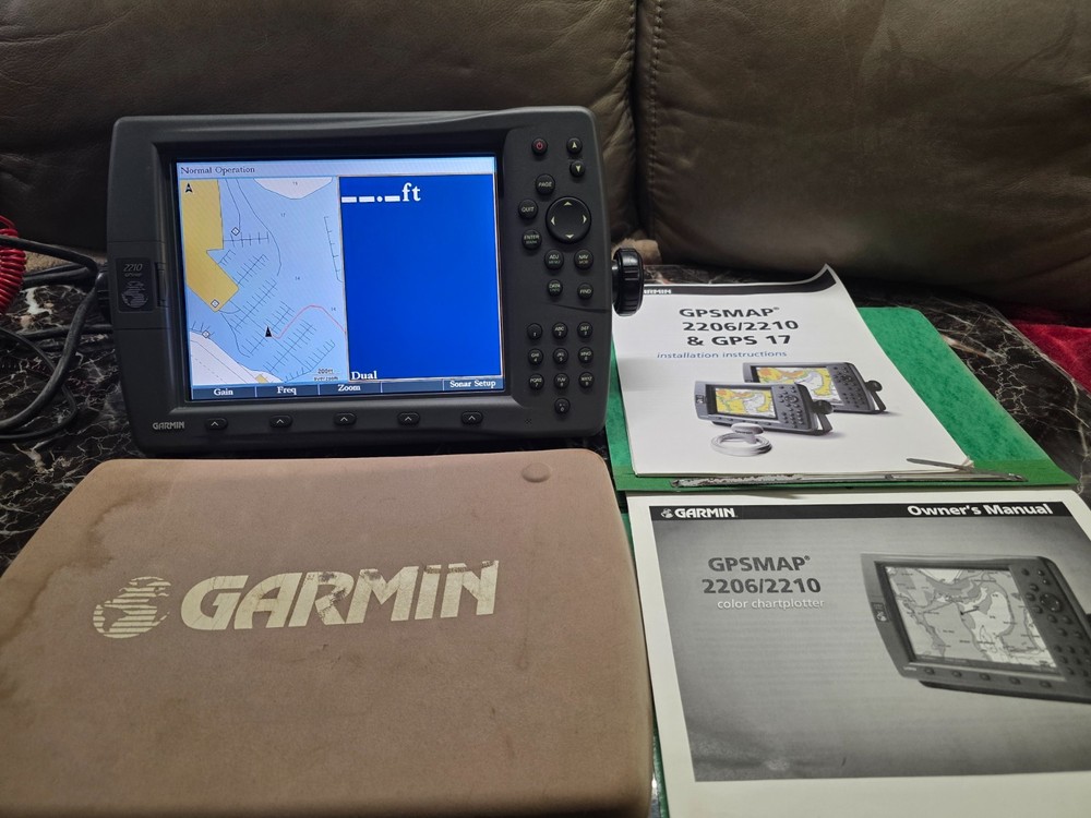 GARMIN GPSMAP2210 GPSMAP 2210 COLOR CHARTPLOTTER NAVIGATION GPS SENSOR