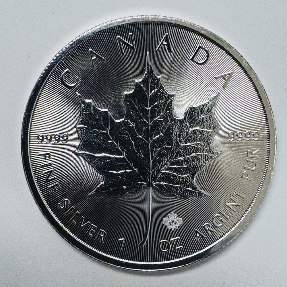 2019 Canada $5 Silver Maple Leaf 1oz .9999 Queen Elizabeth Coin