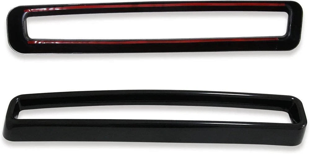 MSCRP ABS Front Grille Inserts for 2015-2020 Dodge Challenger () black
