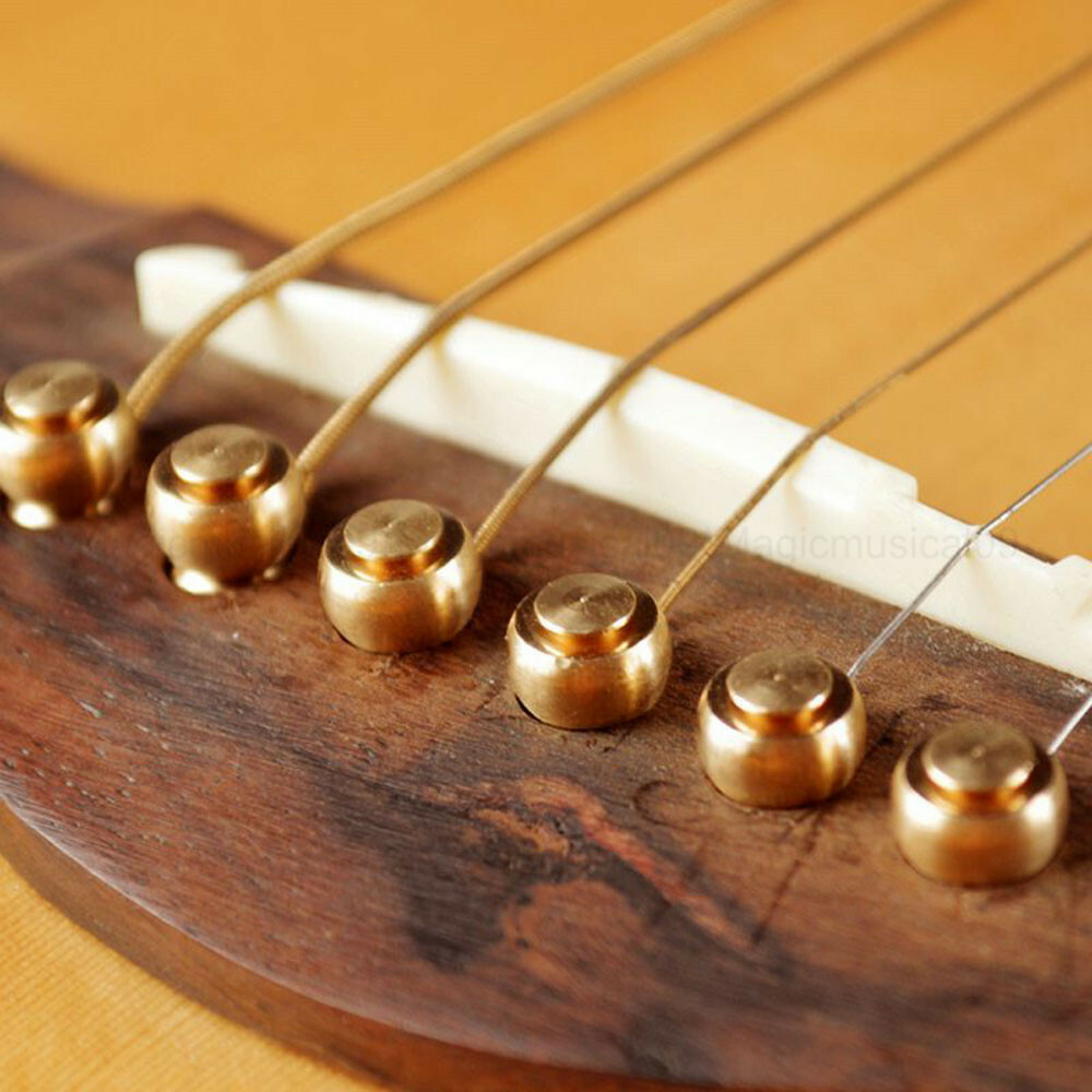 6pcs Acoustic Guitar Copper BRIDGE PINS