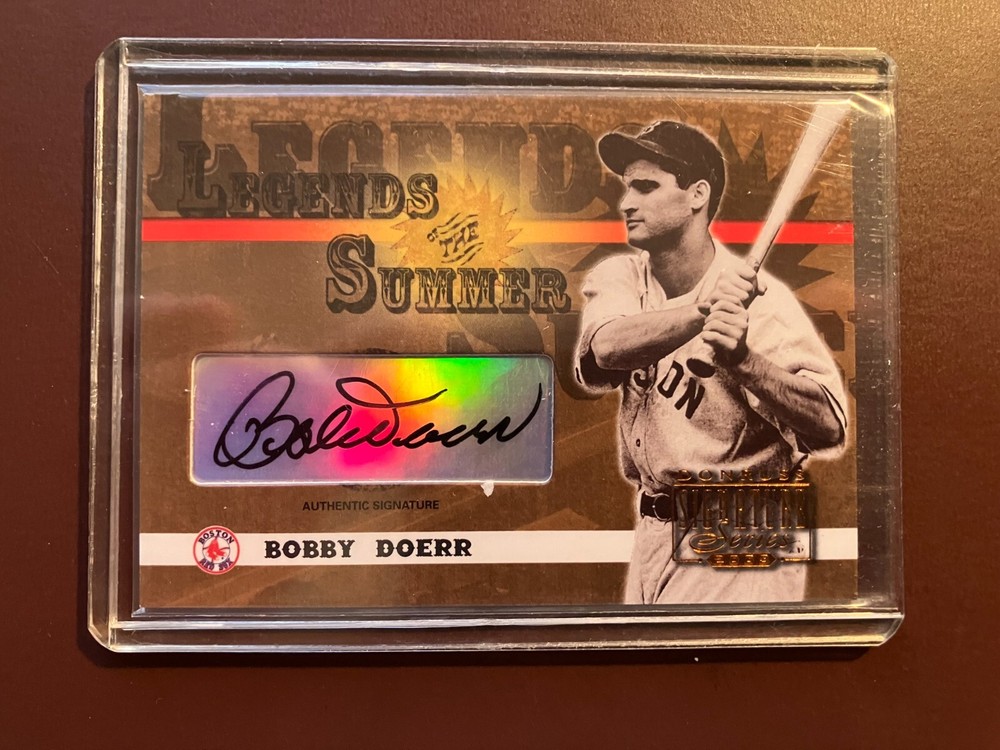 Bobby Doerr Autograph - MLB HOF