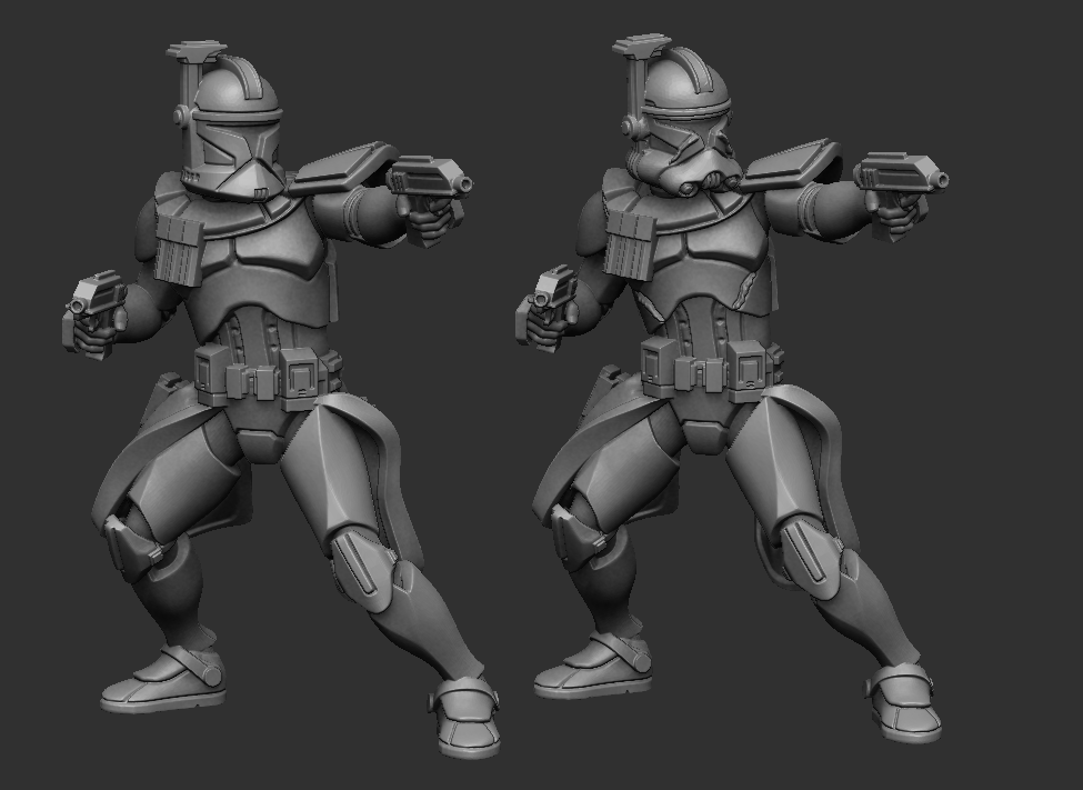 Star Wars Legion - ARC Captain / Rex (1) 3D Resin Printed Unit