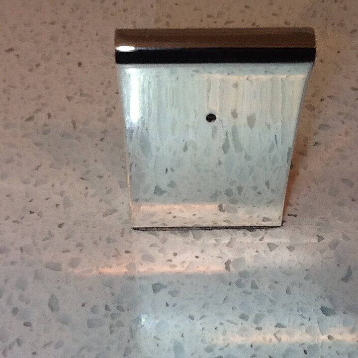 Bloomingdales Silver Plated Quartz Desk Clock - NEW
