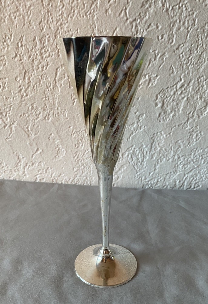 Silver Plated Wine Goblet Vintage