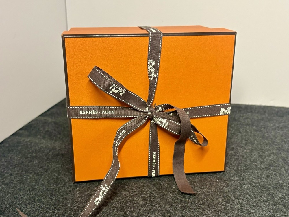 Hermes Empty Box W/ Ribbon see image for dimensions ￼