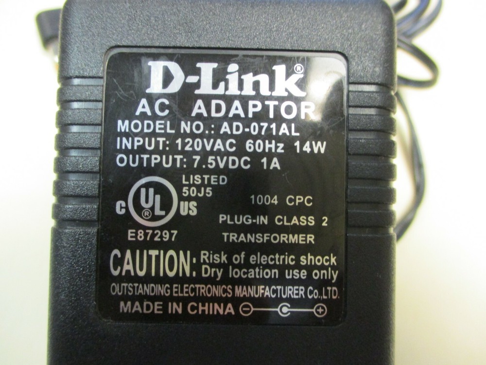 D-Link AD-071AL Used working Power Supply
