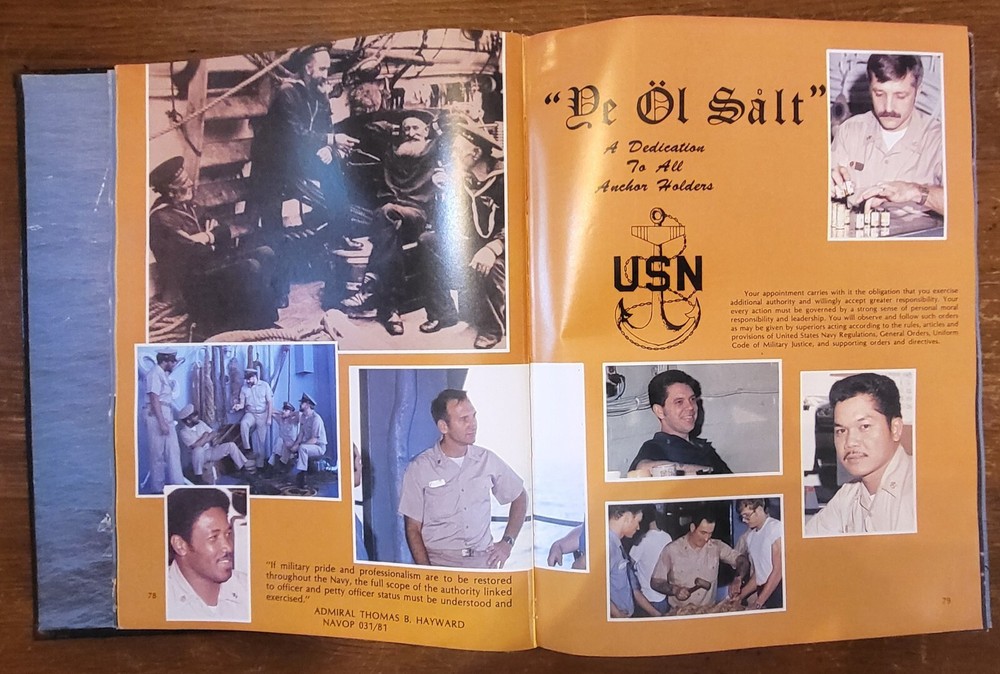 USS Forrestal (CV-59) 1982 Mediterranean Deployment Cruise Book