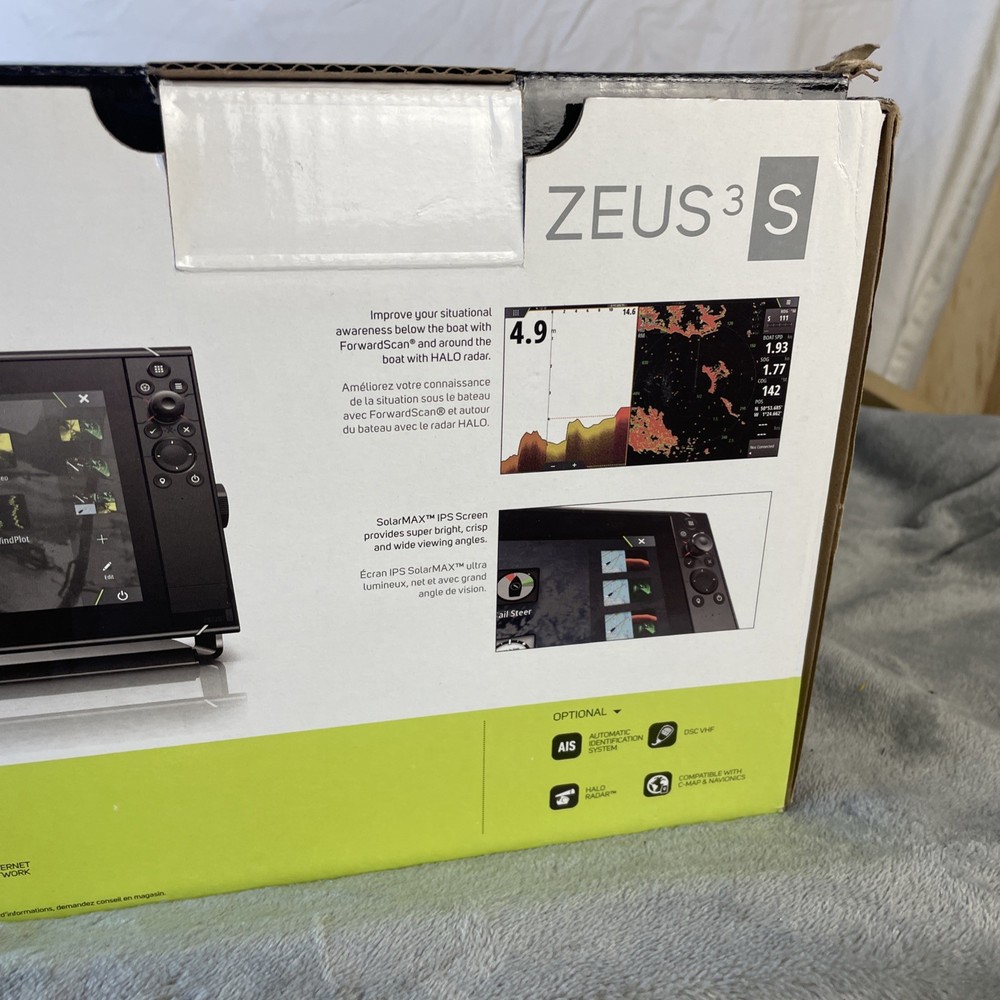 B&G Zeus 3S 12” Chartplotter with C-Map Chartography
