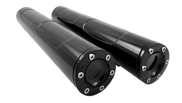 Kodlin Fork Covers 49mm Black #K46660 Harley Davidson