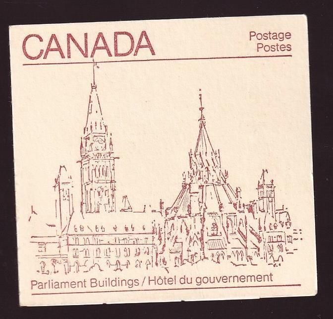 Canada 1983 Maple Leaf 32¢ + 2 labels, MNH BK85 sc#924a