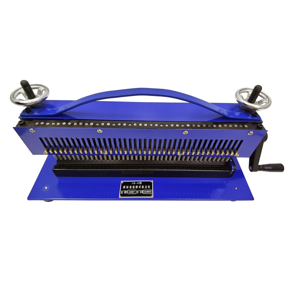 LB-40 40-Dot Rebar Manual Continuous Dotting Machine Dot Spacing 5/10mm