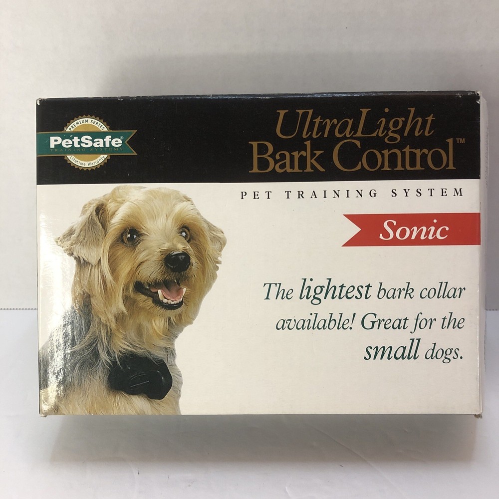 PetSafe UtraLight Bark Control Pet Training System Collar Sonic PUSB-300