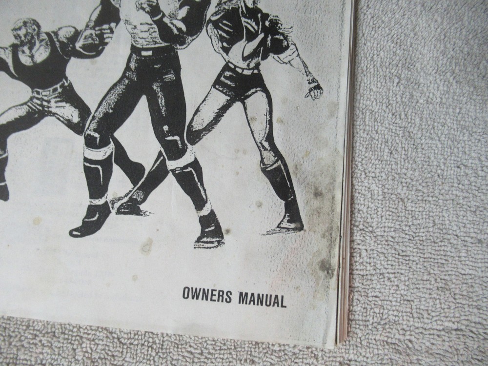 LEGIONAIRE FABTEK arcade video game manual