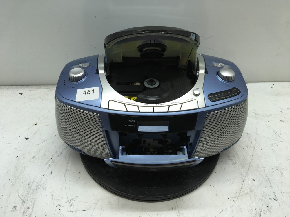 Coby MP-CD450 Boom Box - Tested