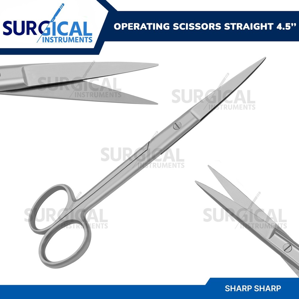 Surgical Medical Operating Scissors Round Pattern Instruments German Grade