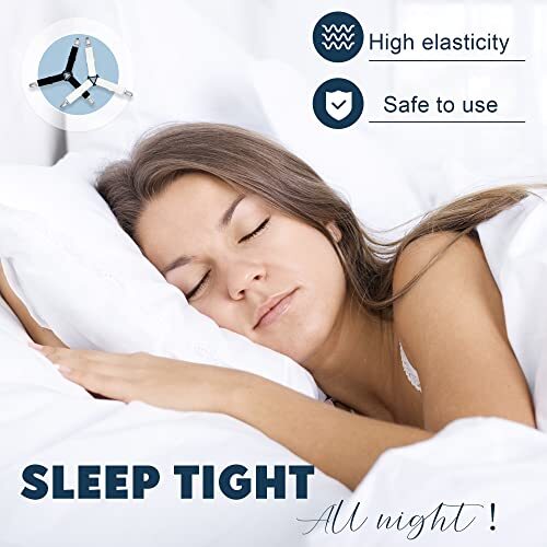 4 PCS Adjustable Bed Sheet Holder Straps Sheet Stays Keepers Fasteners