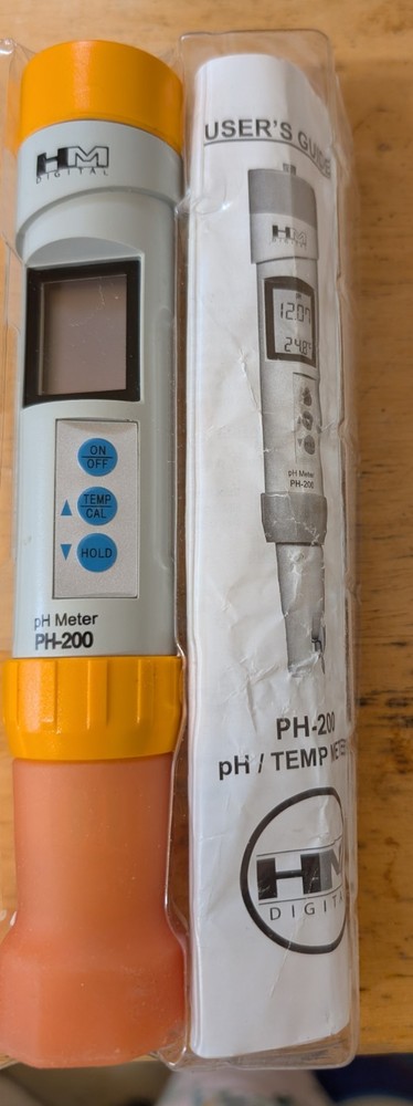 HM Digital PH-200 Waterproof Professional Series PH Temperature Meter