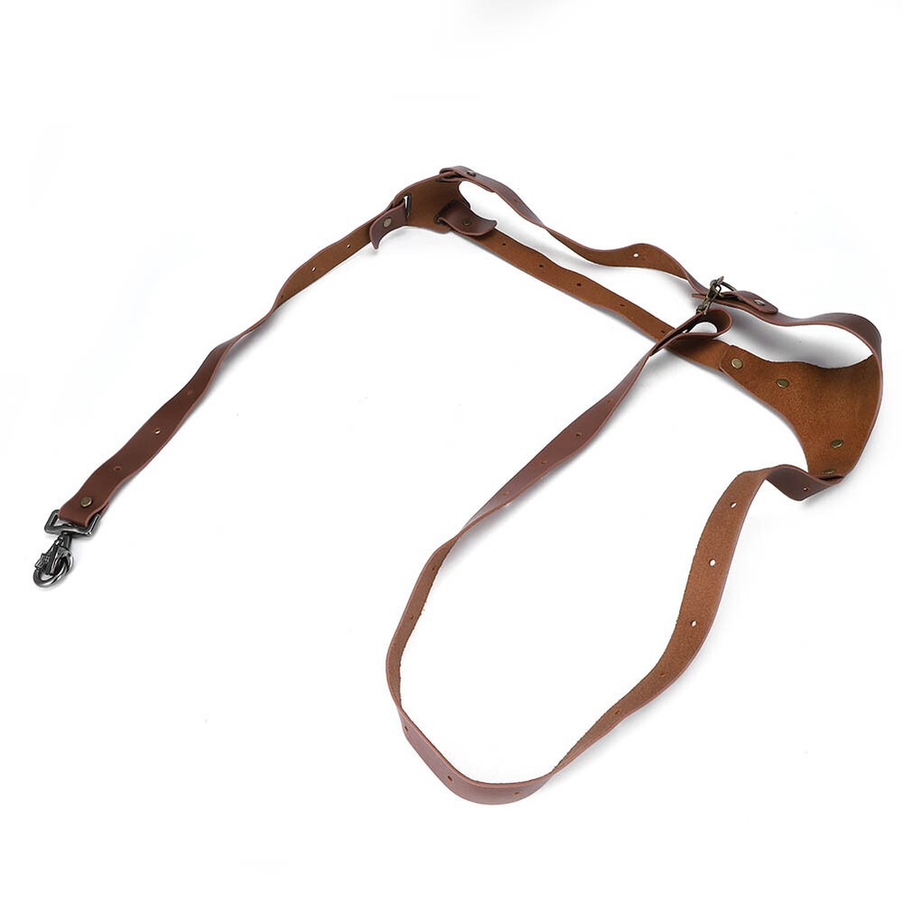 Leather Camera Shoulder Strap Universal Adjustable Shoulder Harness, For DSLR