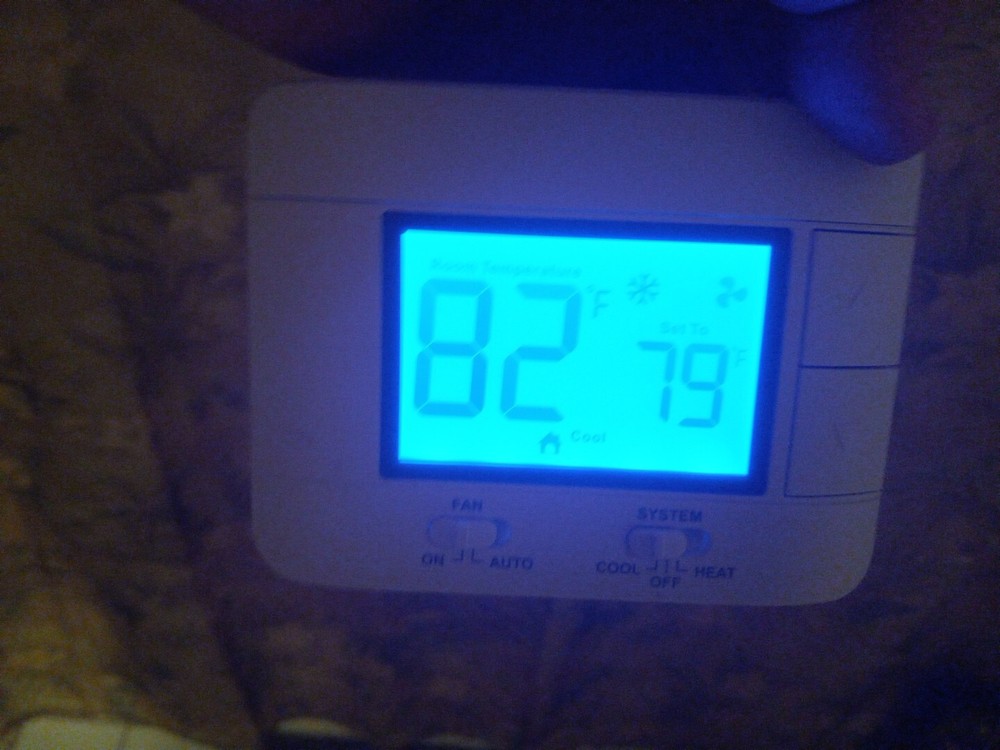 Digital Non Programmable Thermostat for Home - Single Stage 1H/1C