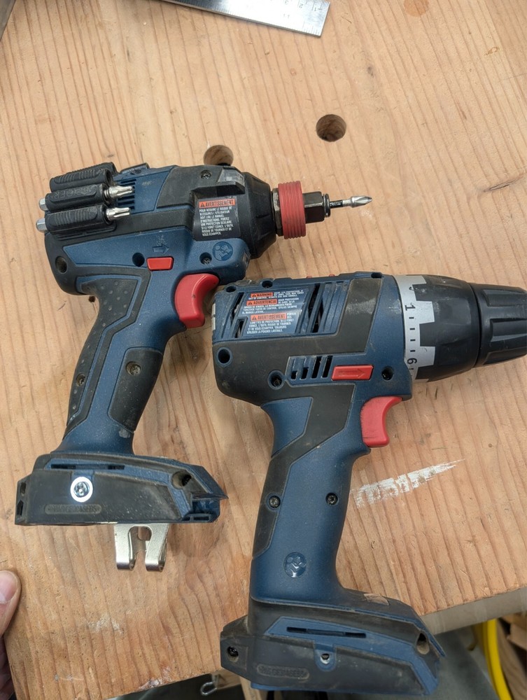 Bosch 18v Socket-Impact Driver and Drill combo DDS182 IDH182 (TOOLS ONLY)