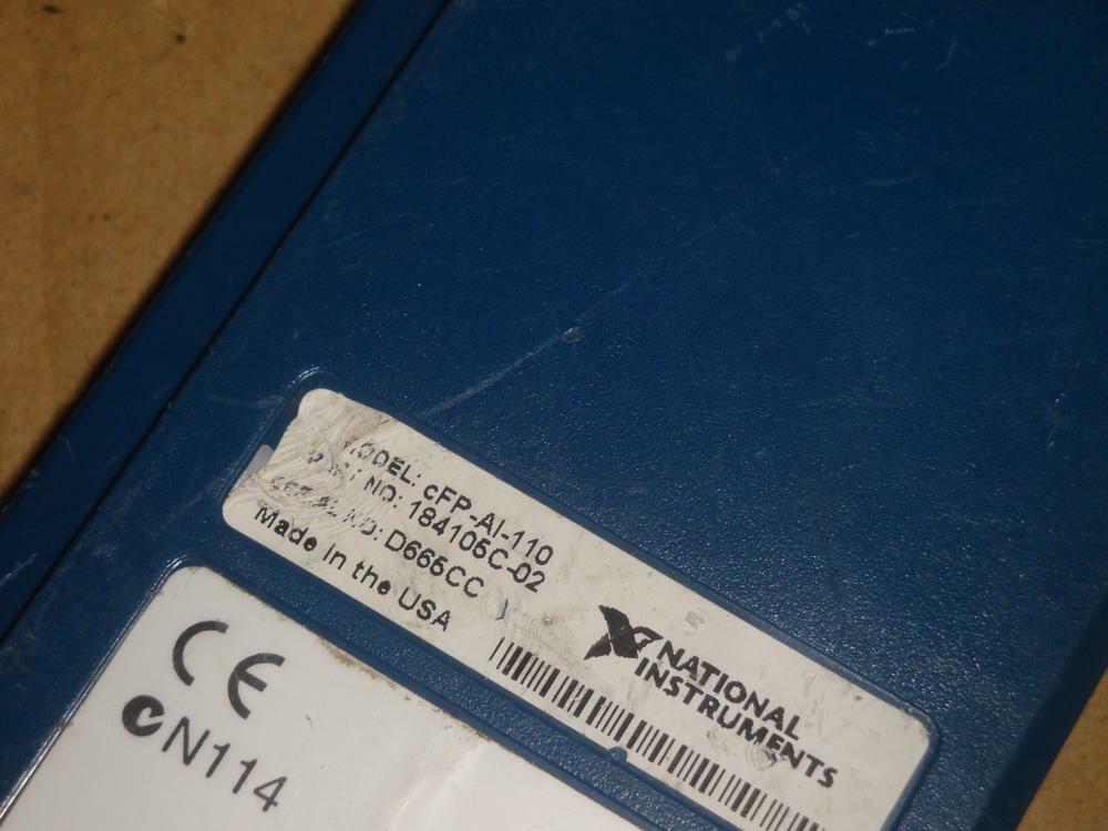 NI cFP-AI-110 8-Channel Analog Voltage and Current Input Module