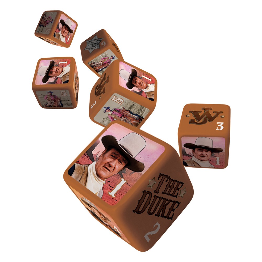 MasterPieces - John Wayne - Officially Licensed D6 Dice Set - 19mm
