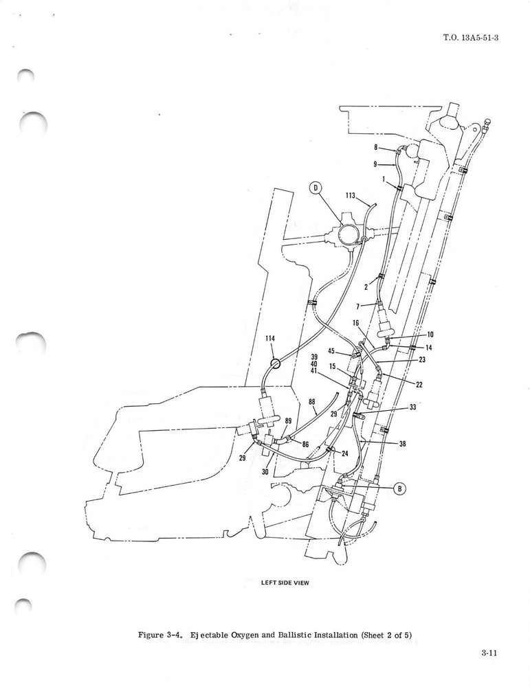 B-52 Pilot/CoPilot Upward Ejection Seat Overhaul Inst's Flight Manual (CD)