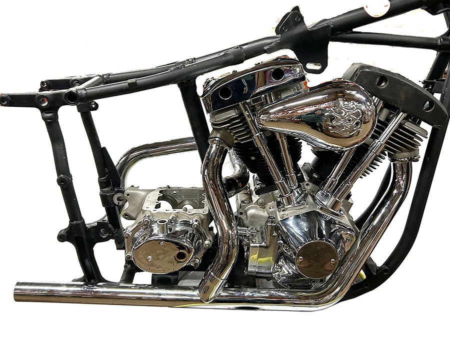 Dual Crossover Chrome Exhaust System fits Harley Davidson