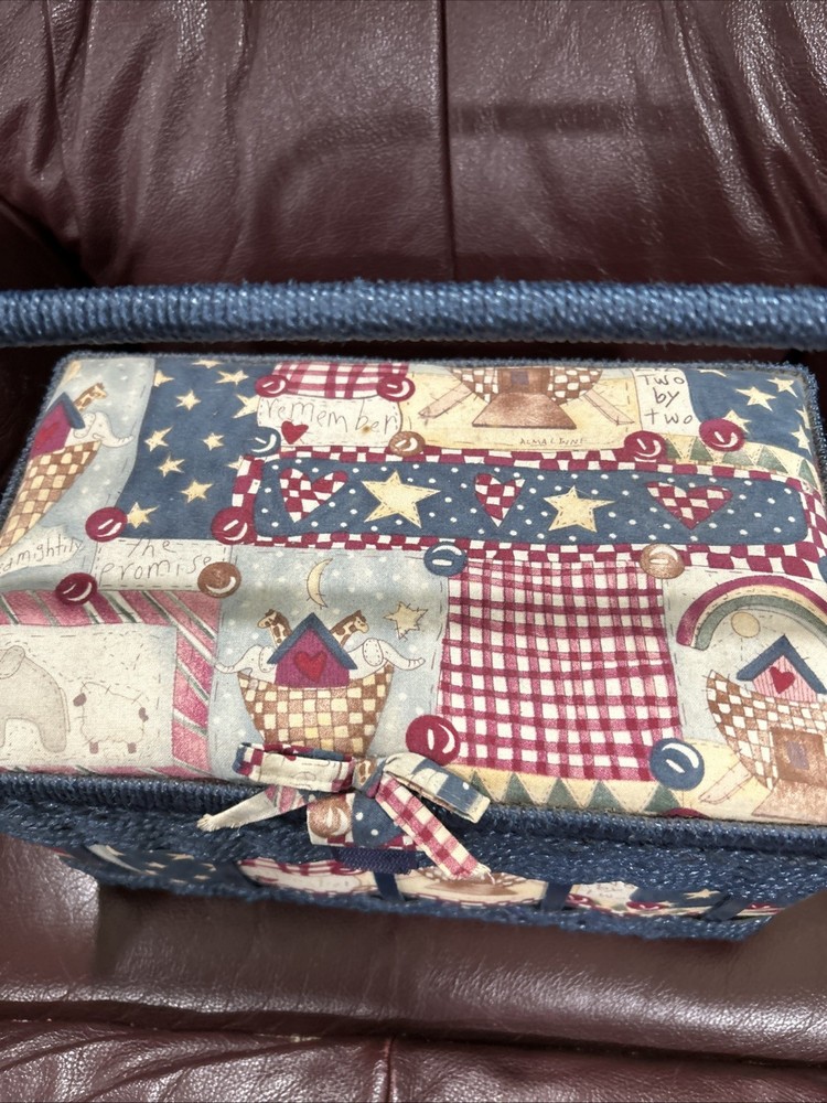 Vintage Sewing Basket Noah’s Ark
