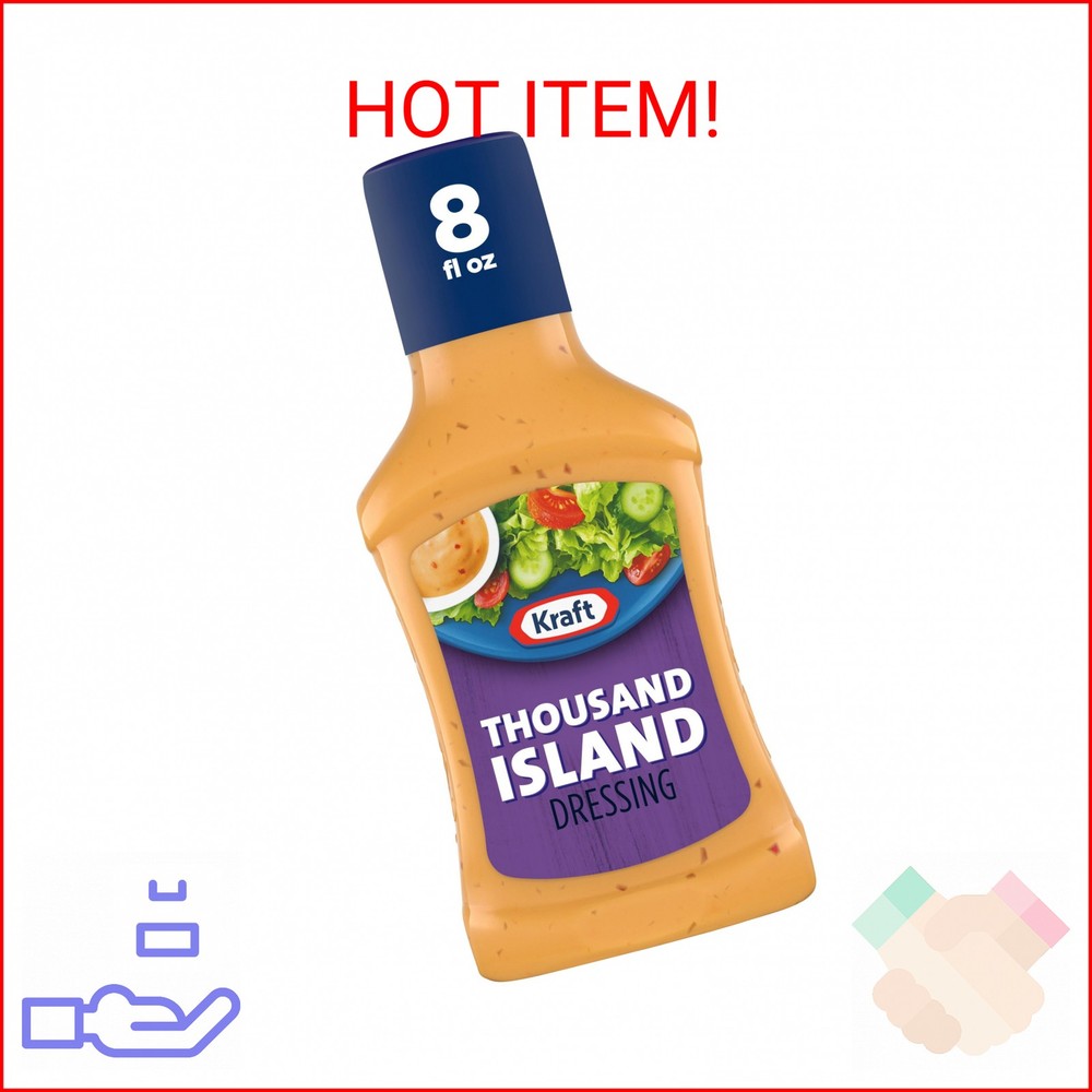 Kraft Thousand Island Dressing, 8 fl oz Bottle