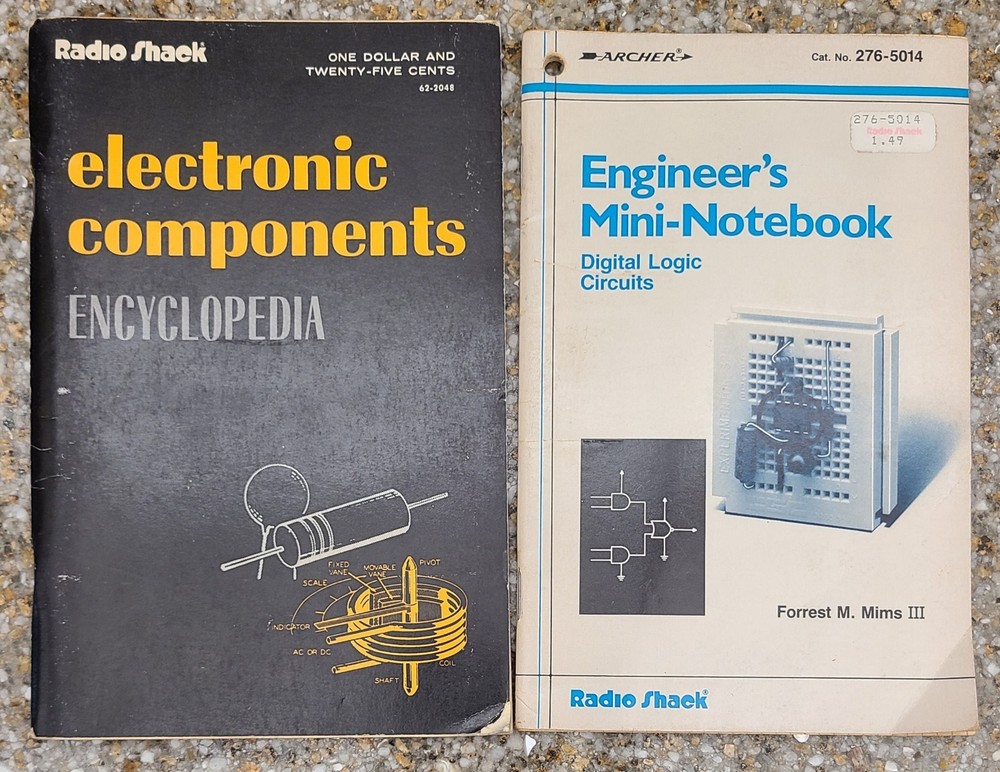 Radio Shack Electronic Components Encyclopedia & Engineers Mini Notebook
